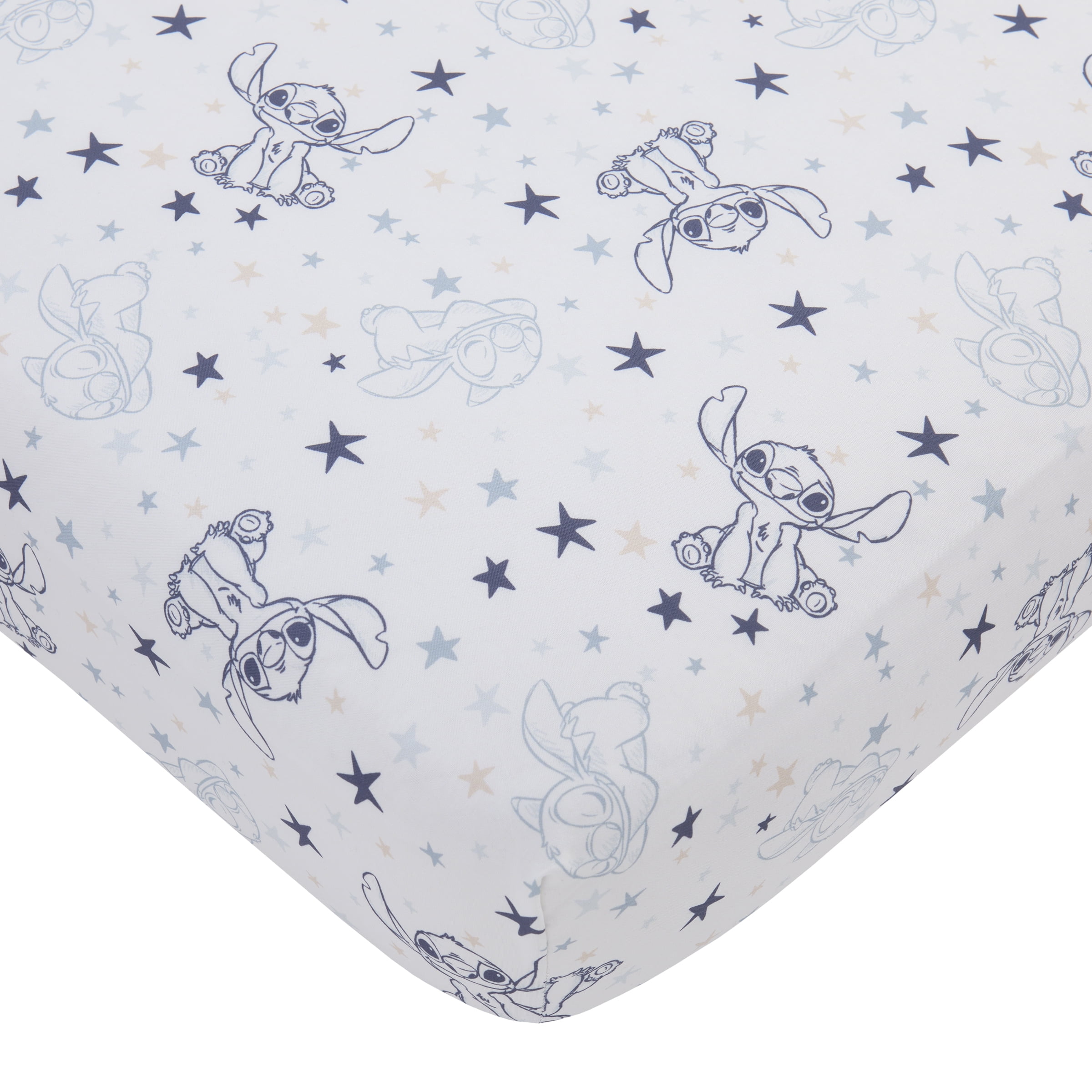 Stitch Little Dreamer Fitted Crib Sheet, Infant Boy, Blue