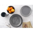 Mainstays Chiara Round Stoneware 10.5" Grey Dinner Plate