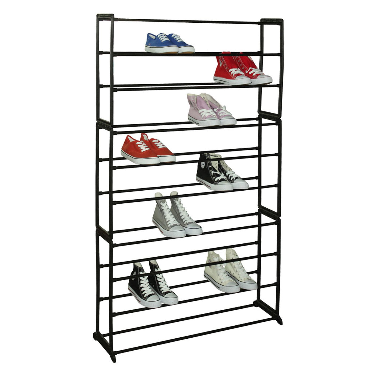 Sunbeam 50Pair Shoe Rack, Black