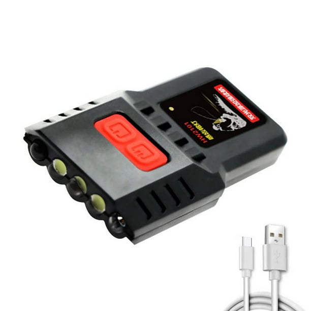 Linterna frontal con sensor de ondas LED, resistente al agua, 200 lm, tapa con clip, linterna frontal para exteriores