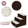 thumbnail image 3 of Majestic Pet Villa Pet Stairs 3 Steps Storm Machine Washable Removable Cover 18" x 16" x 15", 3 of 5