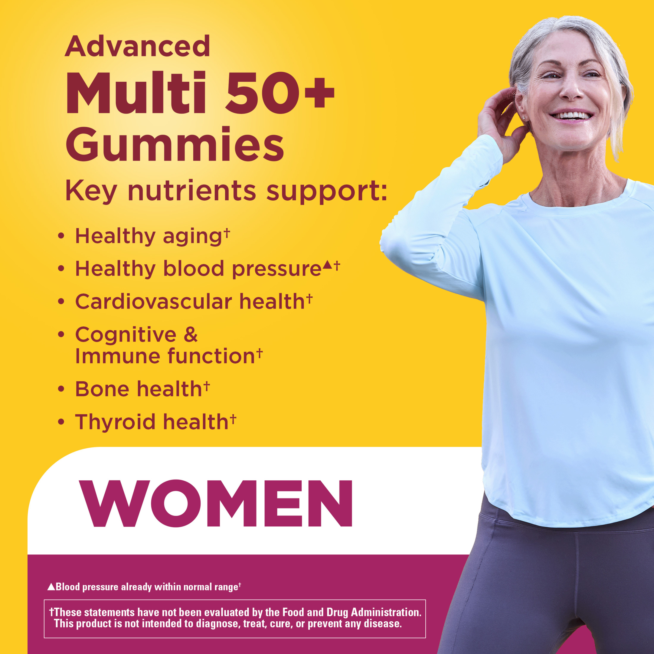 Nature Made Advanced Multivitamin Gummies 50+ for Women photo 5