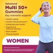 Nature Made Advanced Multivitamin Gummies 50+ for Women, Multivitamin for Women, 111 Count