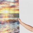 thumbnail image 3 of Fenyluxe Sunset Waves Pretty Shower Curtain Bathroom Decor Polyester Fabric for Home Bathtubs Decoration with Hooks 60x72, 3 of 7