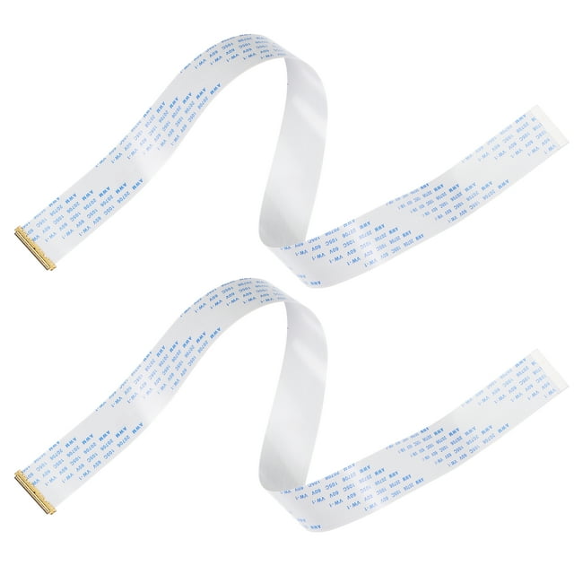 Unique Bargains FFC Cable 0.5mm Pitch 40 Pin 400mm Flat Ribbon Cable for LCD Screen B Type 2 Pack