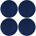 thumbnail image 1 of Couvercles pour Contenants Ronds en Verre Pyrex And Anchor Works (2 Tasses, Bleu - Lot de 4), 1 of 6