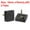Black, variant on 3 Pairs TPU Kitten Heel Tips Shoes Replacement Tap for Women High Heels, 2.4mm Pin, 16mm Square Heel Caps, Black