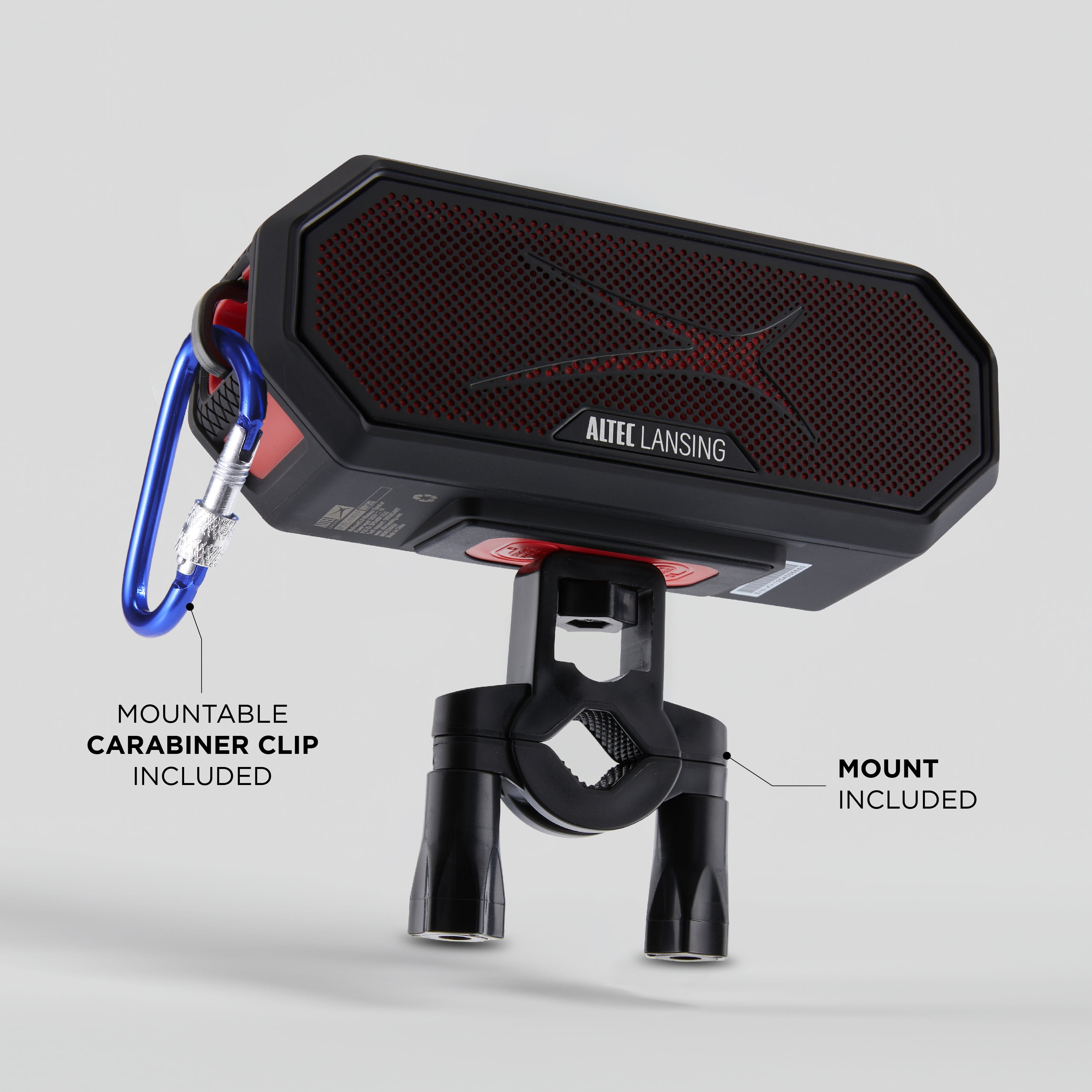 Altec Lansing Hydra Jolt 2.0 Everything Proof Bluetooth Speaker, Waterproof IP67, USB-C Quick Charge, Power Bank, Built-in Magnet