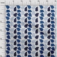 thumbnail image 2 of oneOone Polyester Lycra Navy Blue Fabric Leaves Block Sewing Fabric By The Yard Printed Diy Clothing Sewing Supplies 56 Inch Wide, 2 of 4