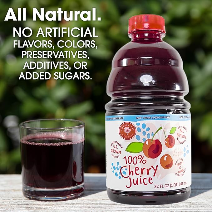 Cherry Bay Orchards 100% Montmorency Tart Cherry Juice 64 oz 2PACK