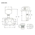 thumbnail image 4 of 6 Pieces Guitar String Tuning Pegs Semi-closed Tuning Machine Machine Heads Tuners for Electric Guitar Acoustic Guitar(6 Right, Silver), 4 of 7