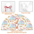 thumbnail image 4 of Sikiie Icecream Truck 30-48 inches {designName} Print Christmas Tree Skirt Snowman Xmas Tree Skirt with Edge Christmas Decorations for Holiday Party36", 4 of 7