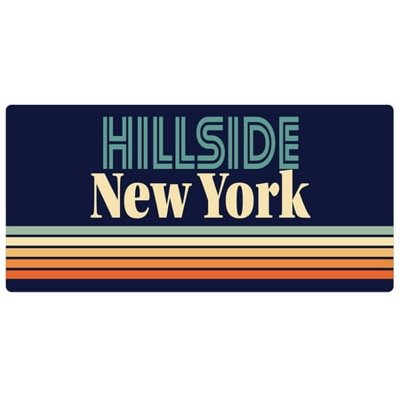 

Hillside New York 5 x 2.5-Inch Fridge Magnet Retro Design