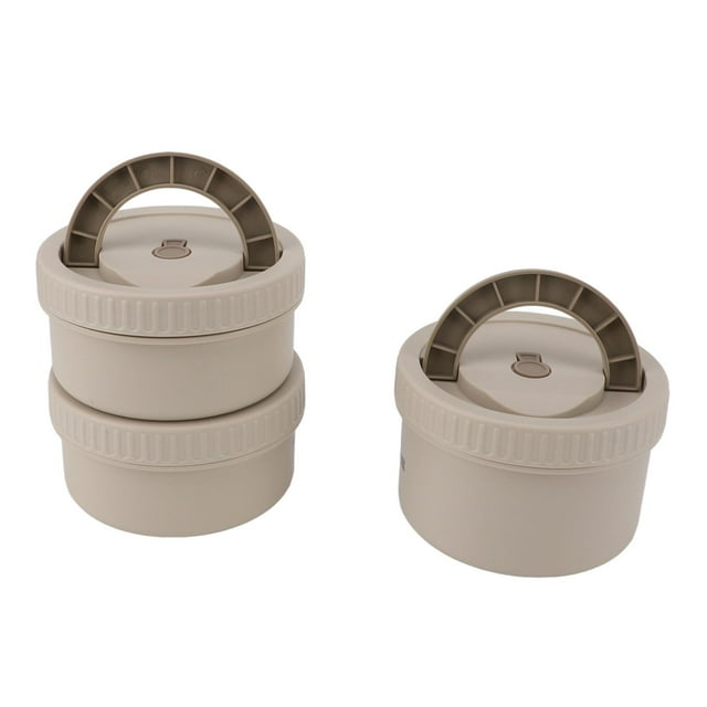 Contenant Alimentaire Isolé en Acier Inoxydable 316 Étanche, Contenants Alimentaires Portatifs pour Aliments Chauds, Contenant de Rangement Alimentaire Isolé