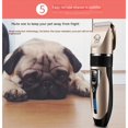 thumbnail image 4 of Cortapelos para perros USB profesional, cortapelos recargables de poco ruido para mascotas, Kit de aseo inalámbrico para mascotas, cortapelos eléctrico para mascotas, afeitadoras para perros, 4 of 5