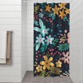 thumbnail image 2 of Pioneer Flower Floral Print Pattern Shower Curtain 36"x72" ,Bathroom Decorative Shower Curtains Set with 12 Hooks,Modern Waterproof Washable Shower Curtain, 2 of 6