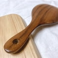 thumbnail image 4 of Billuyoard Cucharas de cocina de teca, espumadera para sopa, cuchara para arroz, cucharón de madera para cocina, espátula de mango largo, Cocina y Comedor, 4 of 6