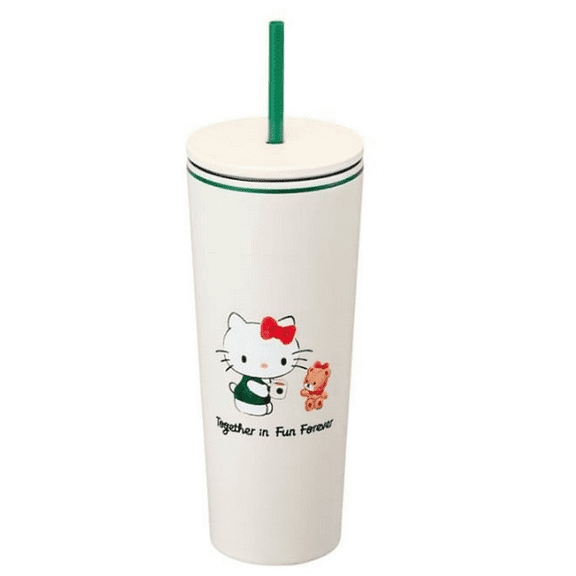 2026 Hello Kitty 50th Anniversary Cup Stainless Steel Cold Cup Tumbler 473ml/16Oz Christmas Gift
