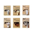 thumbnail image 3 of 6 Pack Cute Cat Birthday Cards with Envelopes - 6 Unique Designs 3D Cats & Dog Paw Greeting Cards - 4x6 Inch Funny Birthday Gifts for Cat Lovers, Dog Owners, Humorous Animal Theme Card, 3 of 6