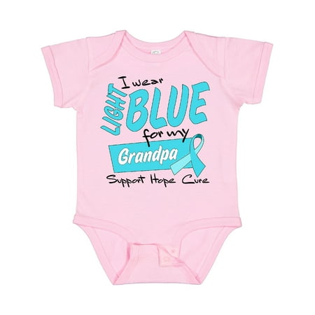 

Inktastic I Wear Light Blue for My Grandpa Gift Baby Boy or Baby Girl Bodysuit