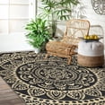 thumbnail image 3 of Outdoor Rug ;x; Reversible Boho Plastic Straw Patio Deck Camping Rugs Indoor Outdoor Portable RV Mat Carpet for Outside Porch Balcony Backyard Beach Pool, 3 of 9