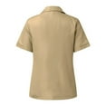 thumbnail image 2 of Premier Short Sleeve Poplin Blouse / Plain Work Shirt, 2 of 3