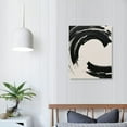 thumbnail image 3 of COMIO Black Line Abstract Art Neutral Abstract Canvas Wall Art Boho Trendy Poster Print Mid Century Modern Line Art Black and Beige Pictures Modern Abstract Neutral Pictures Wall Art, 3 of 4