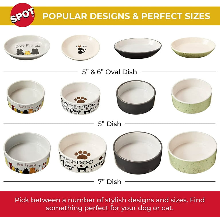 Ethical Pet Spot Best Friends Oval Cat Dish Ethical Pet Spot Best Friends Oval Cat Dish