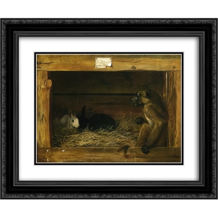 Alexander Pope 2x Matted 24x20 Black Ornate Framed Art Print 'In Charge '