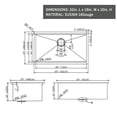 thumbnail image 3 of [IN STOCK] Workstation 3Undermount Kitchen Sink With Accessories, 3 of 8