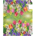 thumbnail image 3 of Spring Flowers Daffodils and Tulips Magnetic Mailbox Cover Standard Size-18"x 20.8", 3 of 6