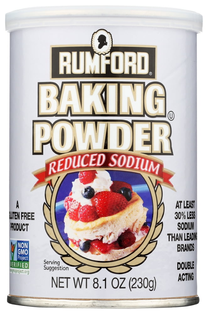Rumford Baking Powder, Reduced Sodium, 8.1 oz