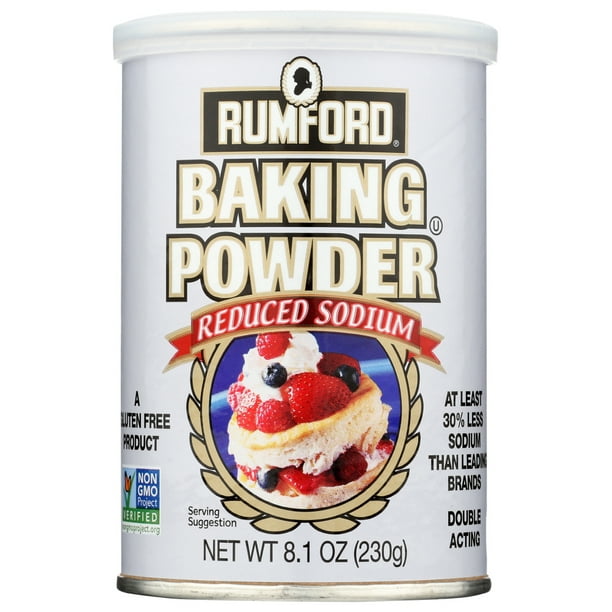 Rumford Baking Powder, Reduced Sodium, 8.1 oz