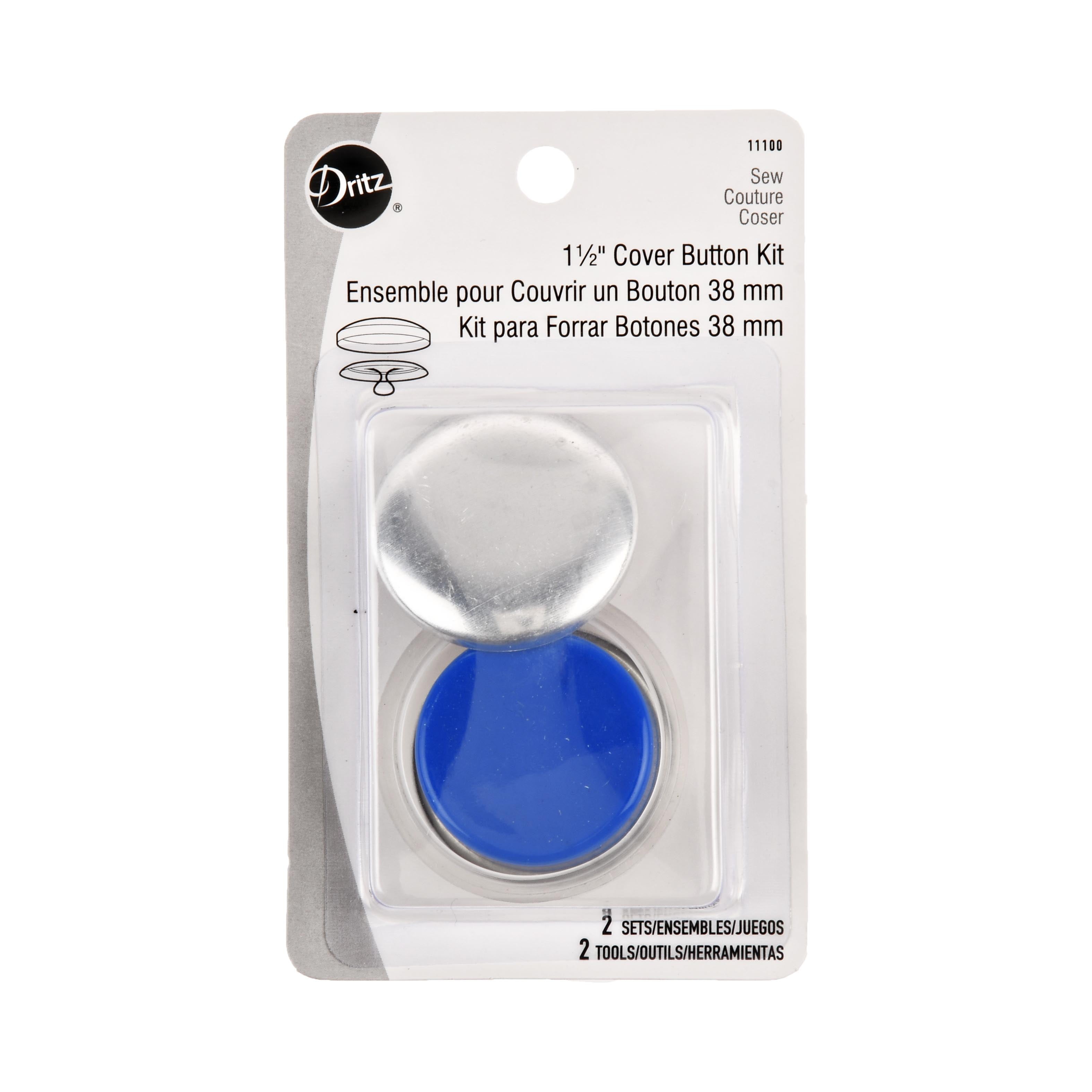 Dritz 1 1/2" Cover Button Kit, 2 Count