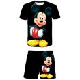 thumbnail image 1 of Conjuntos de Mickey Mouse para niños, ropa de primavera y otoño para niñas, camisetas de manga corta, pantalones cortos, traje de la serie Disney de 1 a 14 años, Old14T Gao Jinjia LED, 1 of 2