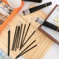 thumbnail image 4 of 120pcs Detail Paint Brushes, Fine Tip Paint Brush with 3 Sizes 0 00 000 Mini Tiny Miniature Fine Paint Liner Brush, 4 of 7