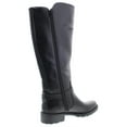 thumbnail image 2 of G by Guess Womens Tealin WC Faux Leather Riding Boots Black 7 Medium (B,M), 2 of 2