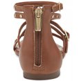 thumbnail image 3 of Vince Camuto Seseti Leather Square Toe Strappy Gladiator Sandal BARN BROWN, 3 of 5