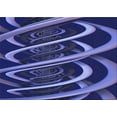 thumbnail image 1 of Ahgly Company Tapis Rectangulaire Lavable en Machine Intérieur Transitionnel Bleu Ardoise Moyen, 2 Pieds x 3 Pieds, 1 of 7
