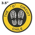 thumbnail image 2 of Go Trekking! At The "O" Circuit, Chile 3.5 Inch Iron Or Sew On Embroidered Fabric Badge Patch Hiking Trails Iconic Series, 2 of 2