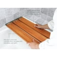 thumbnail image 3 of 29 inch Malibu Removable Tri-Fold Bathtub Bench Seat, Teak Wood , 3 of 12