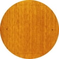 thumbnail image 1 of Ahgly Company Indoor Round Abstract Yellow Contemporary Area Rugs, 6' Round, 1 of 4