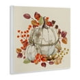 thumbnail image 4 of Stupell Industries Seasonal Pumpkin & Leaves Botanical & Floral Painting Unframed Art Prints Wall Art, 12 x 12, 4 of 8