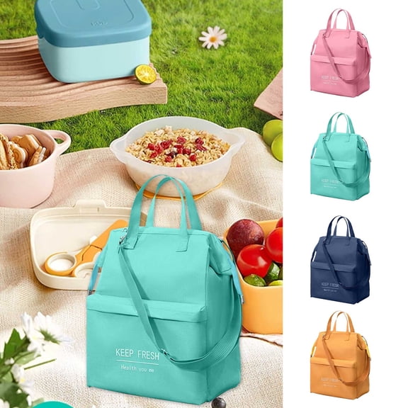 kladzum Lunch Bag Women & Men Insulated Lunch Bag Lunch Box with Shoulder Strap for Women Men Adult, Lunch Bag