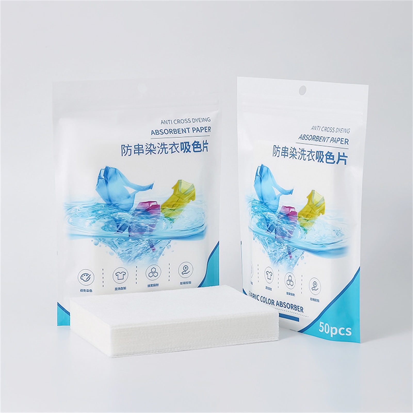 5Box/Lot 2022 Hot Sale Color Absorption Laundry Sheet Color Run Romover  Sheet Wholesale Household Clean