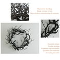 thumbnail image 5 of Halloween Black Twig Wreath 22 Inch Spooky Decorative Wreath for Front Door, Wall, or Mantel, 5 of 5