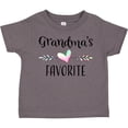 thumbnail image 3 of Inktastic Grandmas Favorite Heart Grandchild Boys or Girls Toddler T-Shirt, 3 of 5