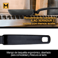 thumbnail image 4 of MASTERPAN Sartenes Antiadherentes de 20cm con Mango de Baquelita. Sartenes de Ceramica Ideales para tu Bateria De Cocina y Juego de Sartenes. Sartenes de Alta Gama para tus Platillos Favoritos, 4 of 7