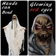 thumbnail image 2 of Strong Camel Hanging Reaper Ghost 6.6ft Tall Lifesize Animated Halloween Haunted House Prop, 2 of 3