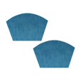 thumbnail image 1 of Oleegame 2PC Placemat 4Pcs Autumn Maple Printed Polyester Placemat Festive Setting Mat Dinner Plate Cup With Heat Insulation Mat Blue, 1 of 4